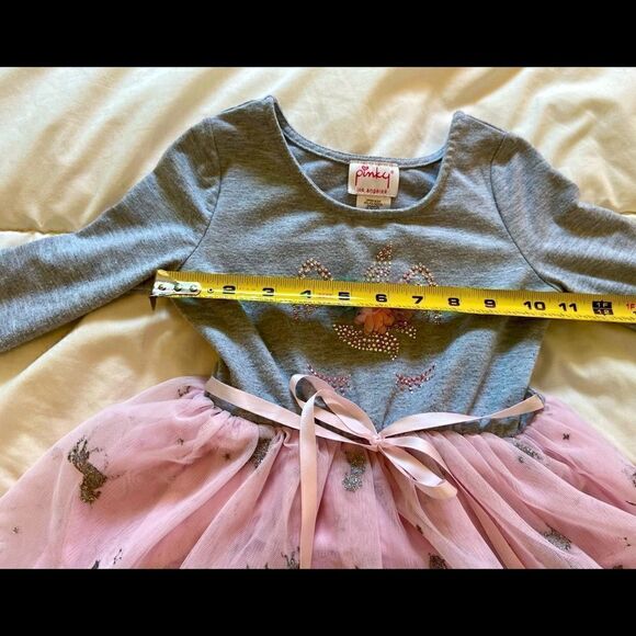 Pinky Los Angeles Unicorn Pink TuTu Dress Sz 4 - Picture 2 of 7